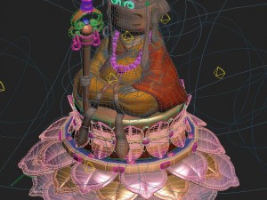 cartoon hell - to the king of the buddha 3D Model