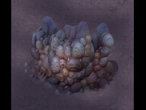 cartoon hell - hell hundred ghosts 3D Model