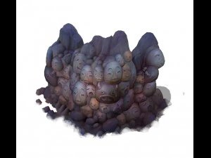 cartoon hell - hell hundred ghosts 3D Model