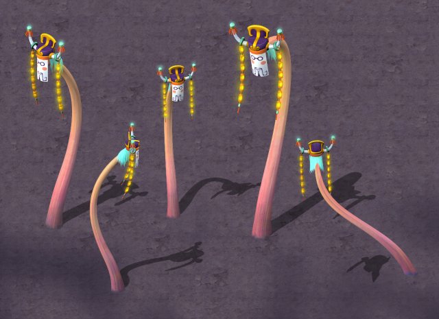 cartoon hell - hell supervisor Model 3D .c4d .max .obj .3ds .fbx .stl .blend 