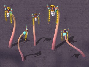 cartoon hell - hell supervisor 3D Model