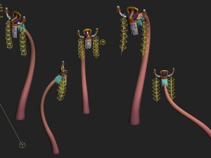 cartoon hell - hell supervisor Model 3D