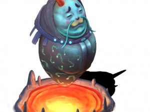 cartoon hell - hell prosecutor 3D Model