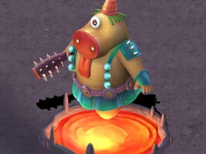cartoon hell - hell prosecutor 3D Model