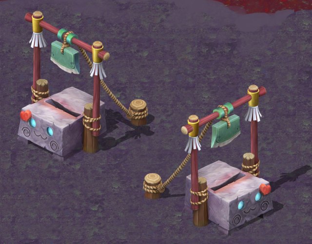 cartoon hell - tofu baby cut 3D 模型 .c4d .max .obj .3ds .fbx .stl .blend 