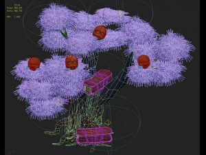 cartoon hell - ghost coffin tree 02 3D Model