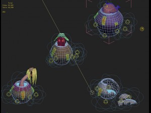cartoon hell - ghost urn 3D Model