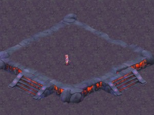 cartoon hell - false terrain 01 3D Model