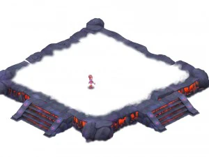 cartoon hell - false terrain 01 3D Model
