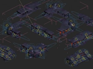 cartoon hell - false terrain 01 3D 模型