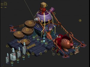cartoon hell - meng po soup 3D 모델