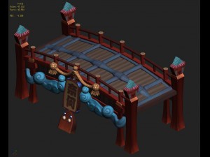 cartoon hell - no one bridge 3D 모델