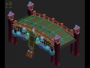 cartoon hell - no one bridge 3D 모델