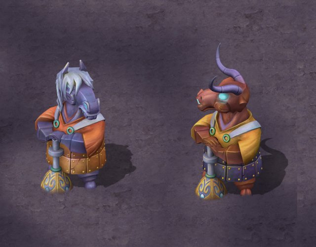 cartoon hell - tau ma tau town stone stone 3D Model .c4d .max .obj .3ds .fbx .stl .blend 