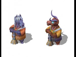 cartoon hell - tau ma tau town stone stone 3D Model