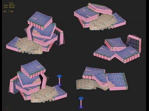 cartoon hell - life and death book Modèle 3D