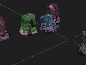 cartoon hell - the head of the mountain 3D Model