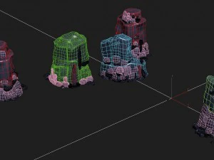 cartoon hell - the head of the mountain 3D Model