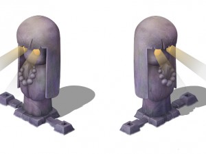 cartoon hell - vain death to survive stone 3D Модель
