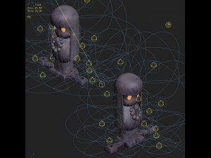 cartoon hell - vain death to survive stone 3D Модель