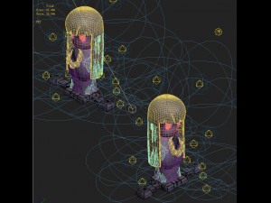 cartoon hell - vain death to survive stone 3D Модель