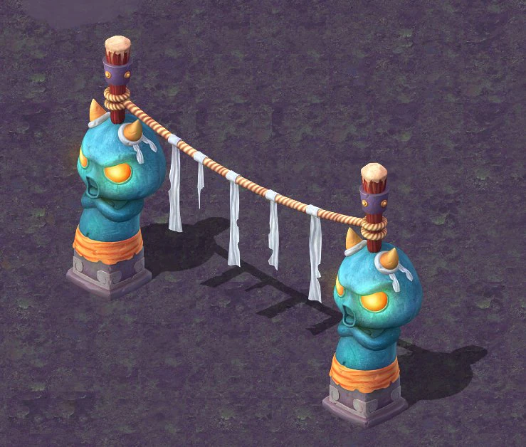 cartoon hell - wicked pendant stone statue 3D Model .c4d .max .obj .3ds .fbx .stl .blend