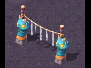 cartoon hell - wicked pendant stone statue Modèle 3D