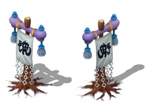 cartoon hell - evocation banner Modelo 3D