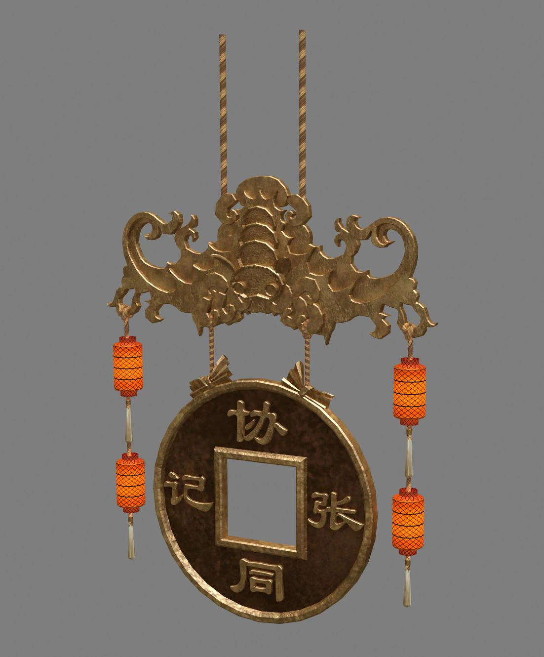 bank signs design 3D Model .c4d .max .obj .3ds .fbx .stl .blend 