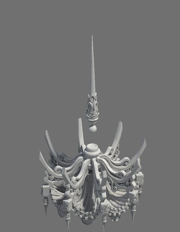 shushan - ornament 5 3D Model .c4d .max .obj .3ds .fbx .stl .blend