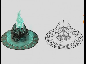 tianyi temple - stove 3Dモデル