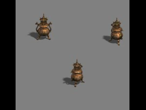 incense burner 02 3D Model