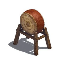 yamen drums 3D Model .c4d .max .obj .3ds .fbx .stl .blend 