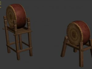 yamen drums 3D Model