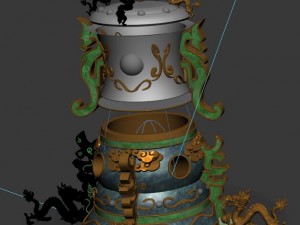 drugstore - refining drug tripod Modello 3D