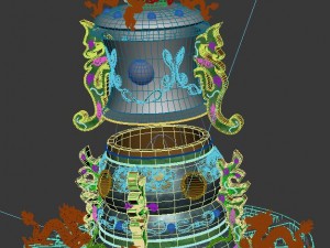 drugstore - refining drug tripod Modello 3D