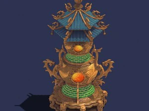 apotek - lian dan tungku 02 Model 3D