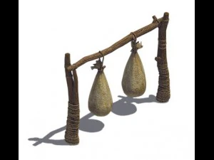 hanger - sandbags 3D Model