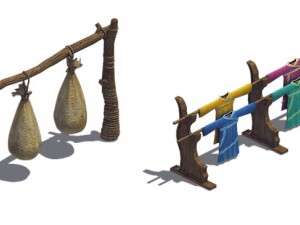 hanger - sandbags Modèle 3D