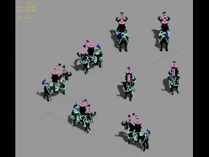 war camp - bronze sculpture 3D Model