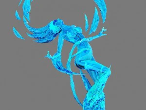 buz ve kar - buzdan oyulmuş 3D Model