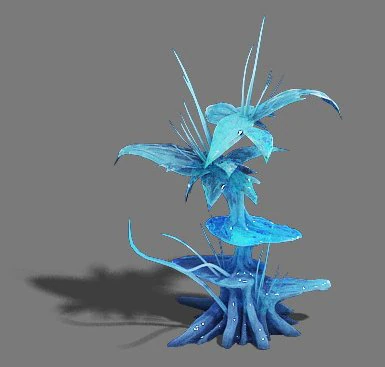 ice and snow - ice tree 3D Model .c4d .max .obj .3ds .fbx .stl .blend