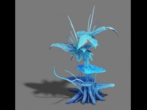 ice and snow - ice tree 3D Model
