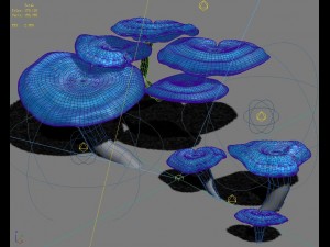 ice and snow - strange mushroom Model 3D