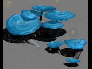 ice and snow - strange mushroom Model 3D