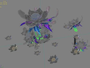 ice and snow - snow lotus 3D-Modell