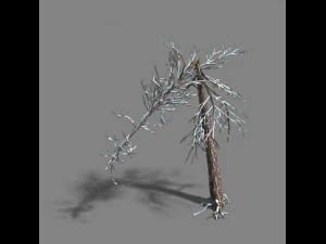 ice and snow - cedar 03 3D Model