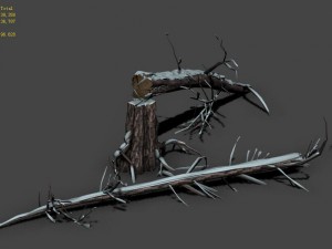 ice and snow - cedar 04 3D Model
