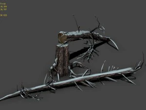 ice and snow - cedar 04 3D Model