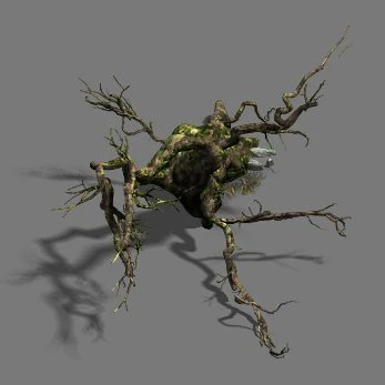 fell to the ground to rotten trees 3D Model .c4d .max .obj .3ds .fbx .stl .blend 
